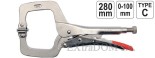 Szczypce zaciskowe, spawalnicze typ C Yato 280mm - 2466