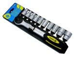 Grzechotka 1/2" z nasadkami 10 - 24mm Vorel kpl. 11 szt.