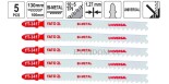 Brzeszczoty do wyrzynarki Yato BIMETAL uniwersalne 130mm 10 - 5 TPI - 3417