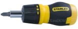 Wkrętak Multibit Stanley z grzechotką + 6 końcówek 66-358