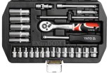 Zestaw narzędziowy Yato 1/4'' 25cz. - 1446