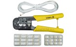 Szczypce do zaciskania końcówek RJ45 i RJ11 Vorel 45503