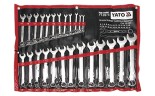 Klucze płasko-oczkowe YATO satyna kpl. 25szt. 6 - 32mm 0075