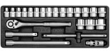 Zestaw narzędziowy Yato 1/2'' 23 cz. - 1265