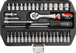 Zestaw narzędziowy Yato 1/4'' 38cz. - 1447