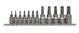 Klucze trzpieniowe YATO TORX 12cz. na szynie