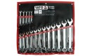 Klucze płasko-oczkowe YATO kpl. 17szt. 8 - 32mm  0363