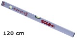 Poziomica Sola AV 120cm, 2 libelki