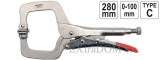 Szczypce zaciskowe, spawalnicze typ C Yato 280mm - 2466