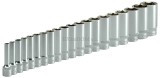 Klucze nasadowe - nasadki 1/2" Yato długie kpl. 20 sztuk 8 - 32mm