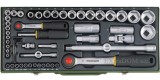 Zestaw narzędziowy Proxxon 1/2" i 1/4" 55 części 23040 - tania wysyłka