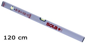 Poziomica Sola AV 120cm, 2 libelki