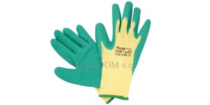 Rękawice robocze Yato, bawełna + latex YT-7471