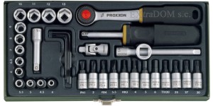 Zestaw narzędziowy Proxxon 1/4" 36cz. do mechaniki precyzyjnej PRK 23080