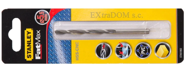 Wiertło do metalu 5,5mm Stanley FATMAX STA51063