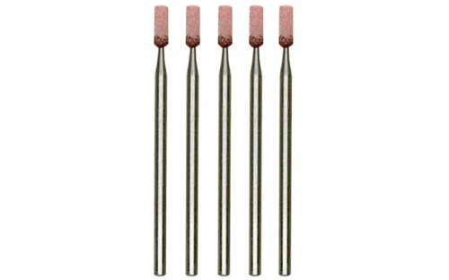 Końcówka szlifierska Proxxon cylindyczna 2,5mm kpl. 5 szt. 28774