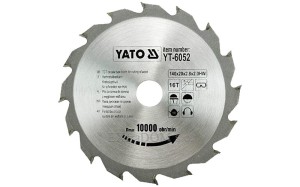 Tarcza do cięcia drewna Yato 140x16x20 - 6052