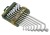 Klucze oczkowe Proxxon kpl. 8szt 6-22mm gięte 23810