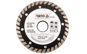 Tarcza diamentowa Yato TURBO 230mm - 6025