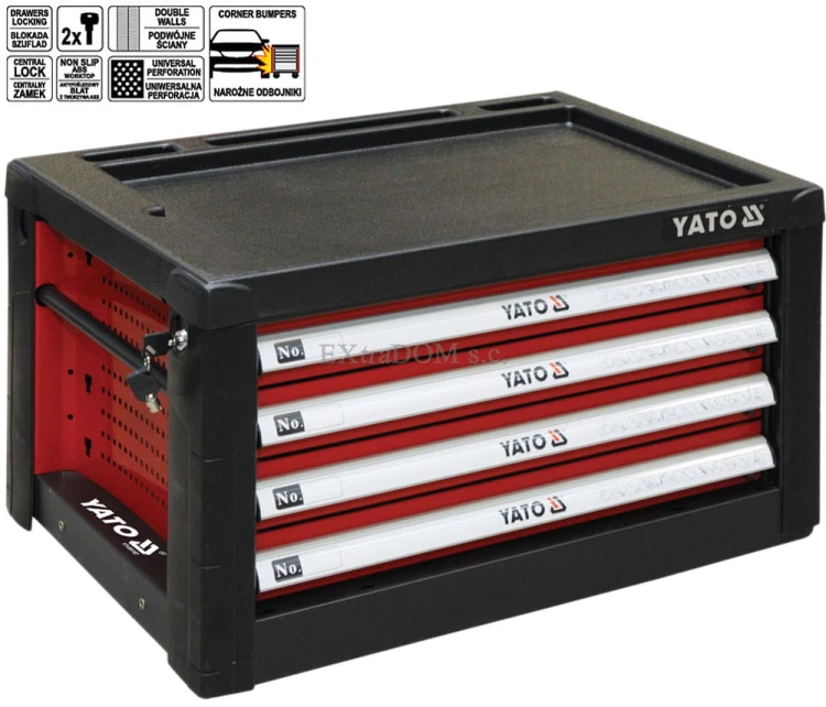 Szafka warsztatowa Yato 4-szuflady YT-09152
