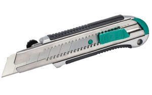 WOLFCRAFT NÓŻ profesjonalny, metalowy z odłamywanym ostrzem 25mm 4081000