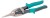 Solidne nożyce do liniowego cięcia blachy Wolfcraft 4027000