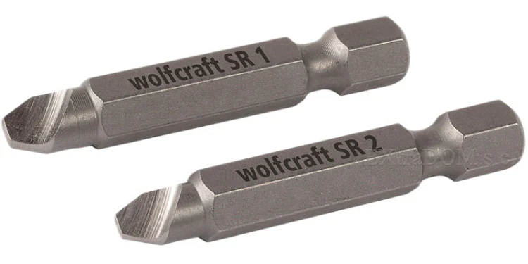  Końcówki do luzowania uszkodzonych wkrętów Wolfcraft 2982000