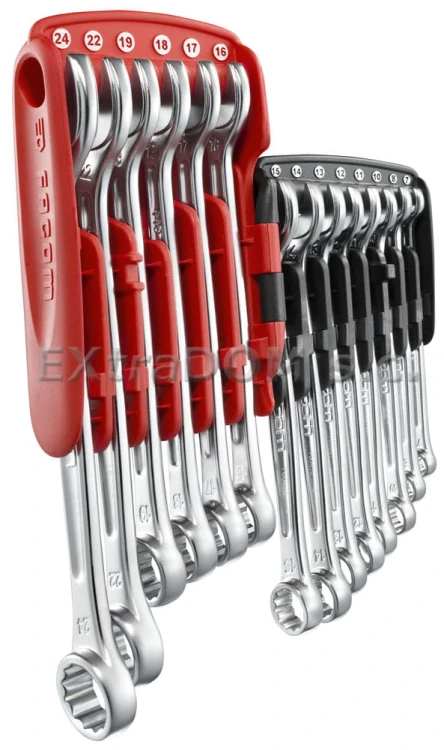 Klucze oczkowo – płaskie Facom kpl 14 szt 440.JP14