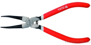 Szczypce do pierścieni osadczych Segera Yato 180mm, wewnętrzne, proste, 2137