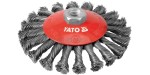 Szczotka tarczowa Yato 125mm M14 inox YT-4764