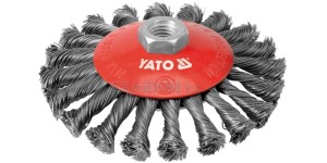 Szczotka tarczowa Yato 125mm M14 inox YT-4764