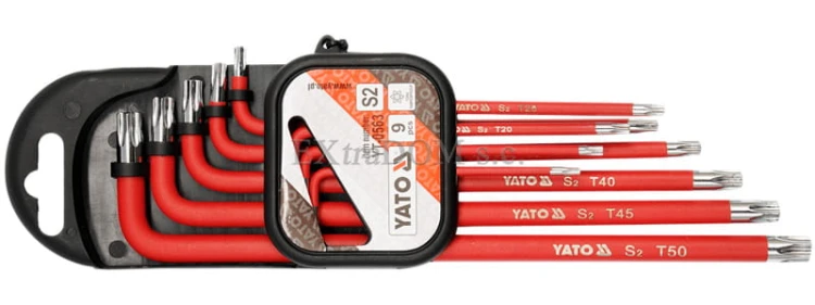 Klucze Torx Yato kpl. 9 sztuk YT-0563