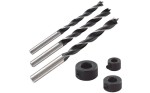 Wiertła do połączeń kołkowych 6, 8, 10mm Wolfcraft kpl 3 szt 2730000