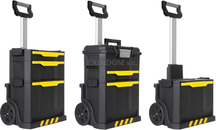 Ruchomy warsztat Stanley - 3 segmenty na kołach