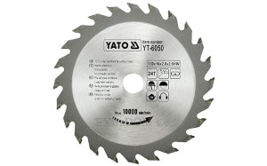 Tarcza do cięcia drewna Yato 130x24x16 - 6050