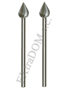 Frez płomień Proxxon 6mm kpl. 2 szt. 28724