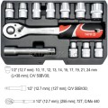 Zestaw narzędziowy Yato 1/2'' 12 cz. w walizce 38671