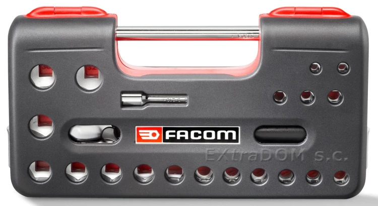 Klucze nasadowe Facom zestaw nasadek 6-kątnych 1/2" SL.DBOX4
