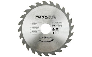 Tarcza do cięcia drewna Yato 160x24x30 - 6056