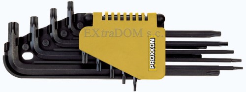 Klucze imbusowe TORX Proxxon kpl. 9 cz. 23944