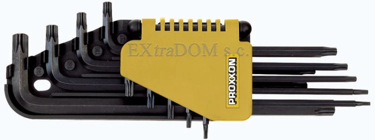 Klucze imbusowe TORX Proxxon kpl. 9 cz. 23944