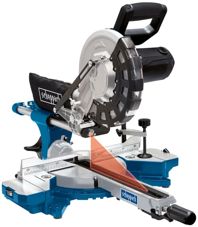 Piła ukośna ukośnica przesuwna Scheppach 254mm 2000W HM254 5901216942