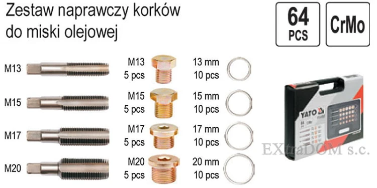 Zestaw naprawczy Yato