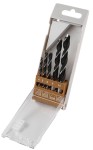 Wiertła do drewna CV kpl 5 szt 4 - 10 mm Wolfcraft 8458000