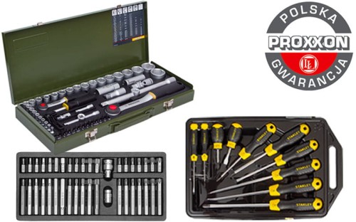 Proxxon + Stanley + Yato SUPER zestaw narzędzi 105 części