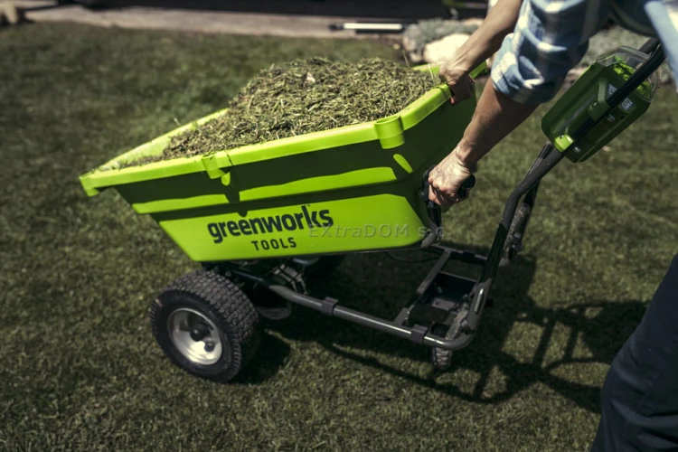Taczka ogrodowa GREENWORKS 40V urządzenie bez akumulatora i ładowarki G40GC