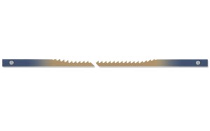 Brzeszczoty REGULAR z przetyczką do drewna rozm. 25TPI 127mm 12 szt. Pegas 90.478