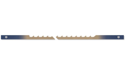 Brzeszczoty HOOK z przetyczką do drewna rozm. 7TPI 130mm 12 szt. Pegas 90.485