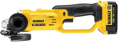 DEWALT akumulatorowa szlifierka kątowa 18V 125mm XR 7000 obr/min Li-Ion 4,0Ah DCG412M2-QW