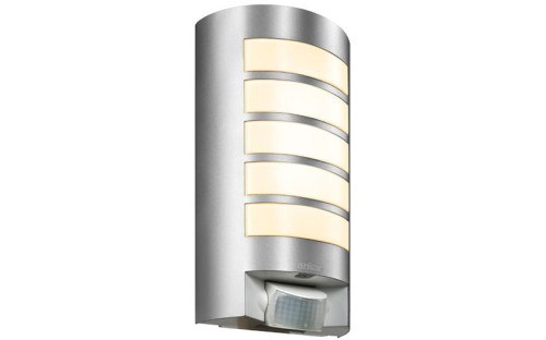 Lampa naścienna, oprawa aluminiowa z czujnikiem ruchu L 12 Steinel